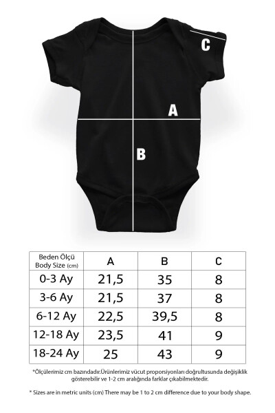 Kazakhstan Black Unisex Baby Bodysuit - Romper - 3