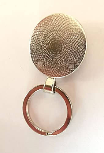 Kazakhstan Flag Keychain Gift Men Women Keychain Stainless Steel and Inlaid Glass Materials - 5