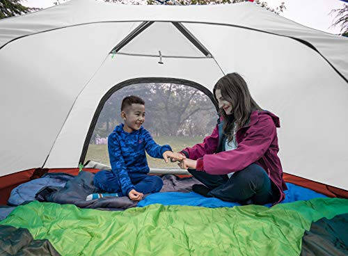 KAZOO 2/4 Person Camping Tent Outdoor Waterproof Family Large Tents 2/4 People Easy Setup Tent with Porch Double Layer - 3