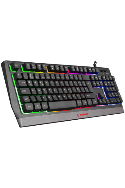 Kb-r52 Style Rainbow Yoritishli O'yin Klaviaturasi - RAMPAGE