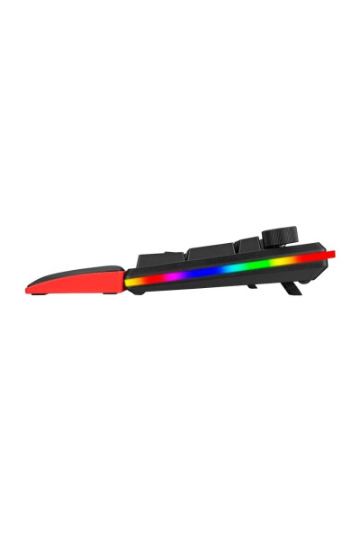 Kb-r97 X-tracer Siyah Usb Rgb Aydınlatmalı Blue Switch Bilek Destekli Gaming Oyuncu Mekanik Klavye - Çok Renkli - 6