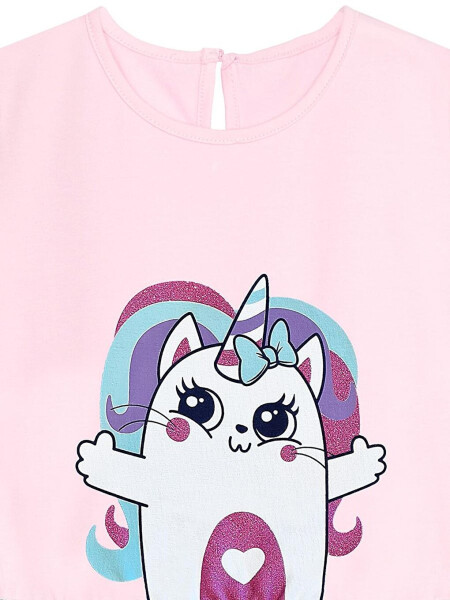 Kedicik Unicorn Kız Çocuk Tüllü Elbise - 10