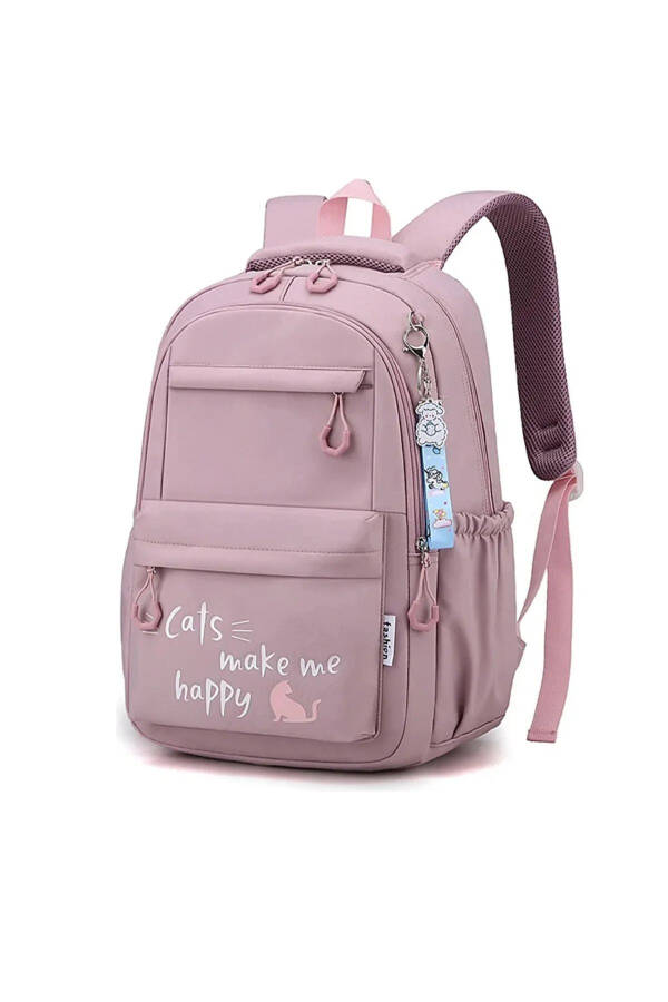 Kedili Ultra Hafif Ortopedik Okul Sırt Çantası-pembe - 19