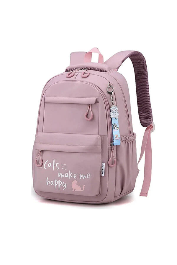 Kedili Ultra Hafif Ortopedik Okul Sırt Çantası-pembe - 7