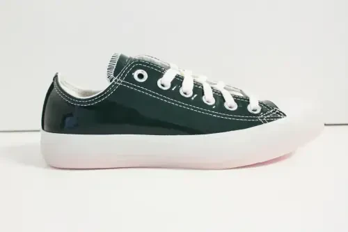 Кеды Converse Chuck Taylor All Star OX унисекс, темно-изумрудные, кожаные, размер 5 мужской/7 женский - Modazone (1)