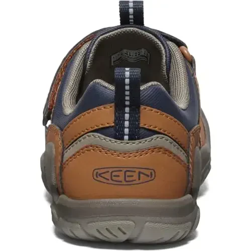 KEEN Kids' Knotch Peak Yengil vaznli, Bardoshli Sneakerning muqobil yopilishi 