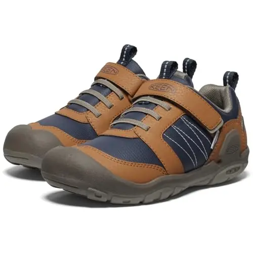 KEEN Kids' Knotch Peak Yengil vaznli, Bardoshli Sneakerning muqobil yopilishi - 5