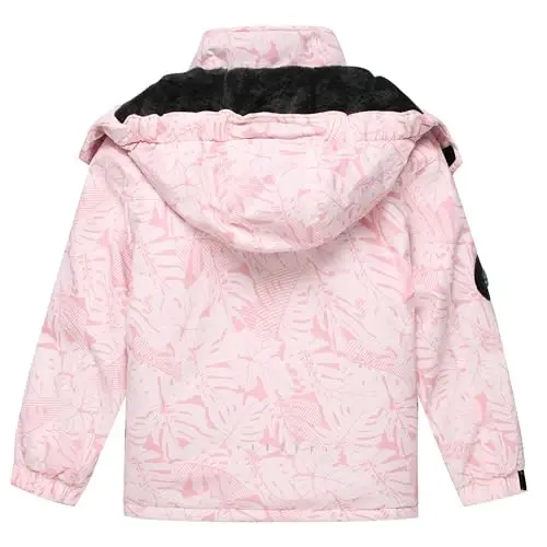 Keevoom Boys Girls Winter Coat Ski Jacket Windproof Waterproof Kids Snowboard Warm Fleece Snow Coats - 3