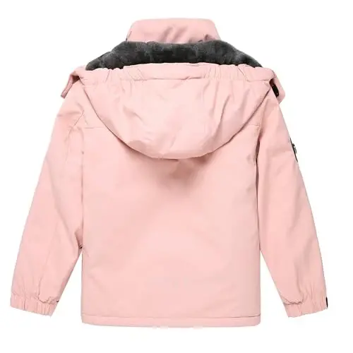 Keevoom Boys Girls Winter Coat Ski Jacket Windproof Waterproof Kids Snowboard Warm Fleece Snow Coats - 3