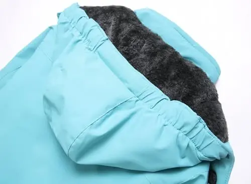 Keevoom Boys Girls Winter Coat Ski Jacket Windproof Waterproof Kids Snowboard Warm Fleece Snow Coats - 4