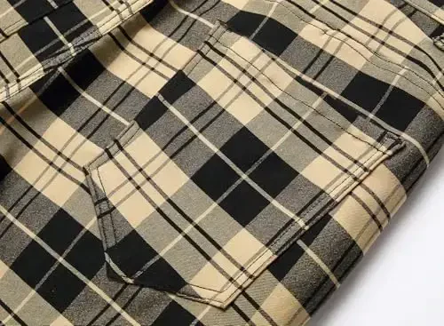 Keevoom erkaklar uchun Stretch Skinny Flat-Front Moda uslubidagi qulay qattiq kundalik Slim Fit biznes kostyumi Chinos shimlar - 4