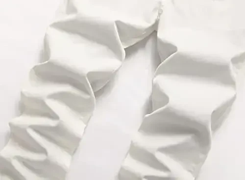 Keevoom erkaklar uchun tor kesimli, tekis old dizaynli, moda uslubidagi, qulay, bir rangli, kundalik, slim fit biznes chinos shimlar - 3