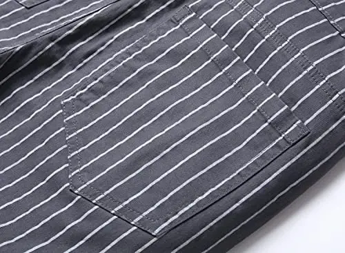 Keevoom erkaklar uchun tor kesimli tekis old dizaynli moda uslubidagi qulay bir rangli kundalik tor biznes kostyumi chinos shimlar - 4
