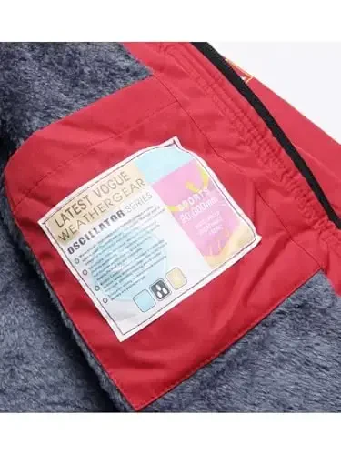 Keevoom Boy's Waterproof Ski Jacket Winter Warm Thick Snow Coat Windproof Fleece Kids Outdoor Hooded Snowboard Jackets - 5