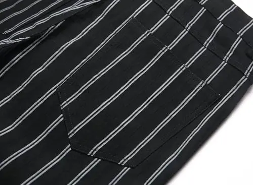 Keevoom Plaid Pants for Men Stretch Skinny Slim Fit Flat-Front Casual Fashion Comfy Solid Pencil Business Dress Chinos Pants - 4