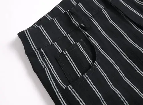 Keevoom Plaid Pants for Men Stretch Skinny Slim Fit Flat-Front Casual Fashion Comfy Solid Pencil Business Dress Chinos Pants - 5