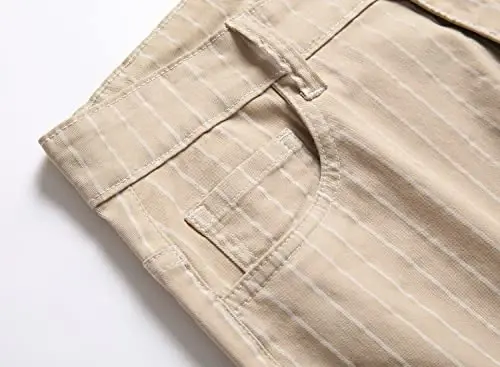 Keevoom Mens Stretch Skinny Flat-Front Fashion Style Comfy Solid Casual Slim Fit Business Dress Chinos Pants - 5