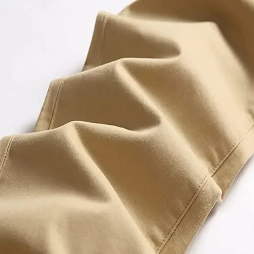 Keevoom Mens Stretch Skinny Flat-Front Fashion Style Comfy Solid Casual Slim Fit Business Dress Chinos Pants - 5