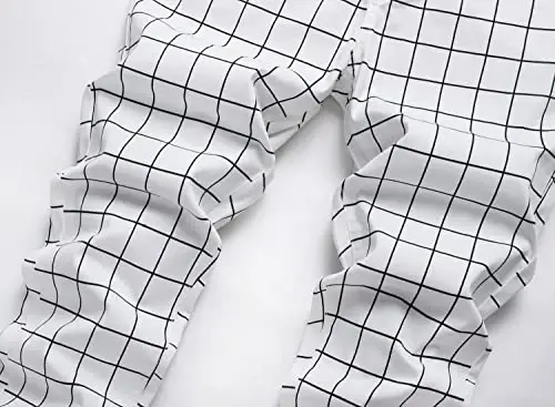 Keevoom Mens Stretch Skinny Flat-Front Fashion Style Comfy Solid Casual Slim Fit Business Dress Chinos Pants - 3