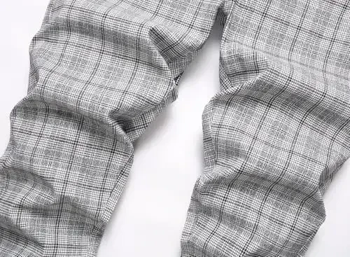 Keevoom Mens Stretch Skinny Flat-Front Fashion Style Comfy Solid Casual Slim Fit Business Dress Chinos Pants - 3