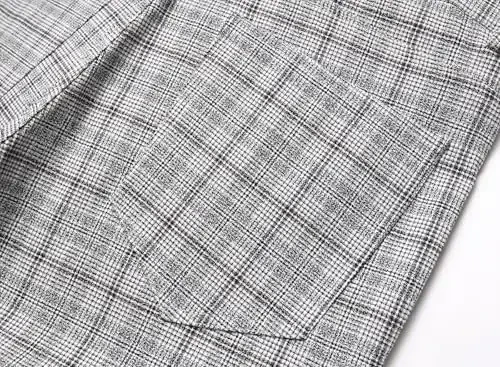 Keevoom Mens Stretch Skinny Flat-Front Fashion Style Comfy Solid Casual Slim Fit Business Dress Chinos Pants - 4