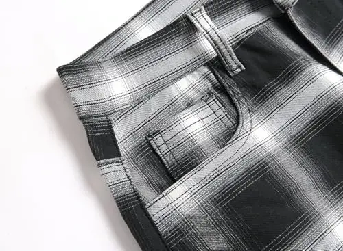 Keevoom Mens Stretch Skinny Flat-Front Fashion Style Comfy Solid Casual Slim Fit Business Dress Chinos Pants - 4