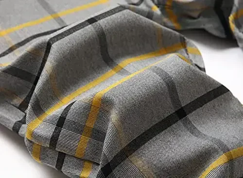 Keevoom Mens Stretch Skinny Flat-Front Fashion Style Comfy Solid Casual Slim Fit Business Dress Chinos Pants - 4