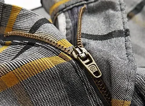 Keevoom Mens Stretch Skinny Flat-Front Fashion Style Comfy Solid Casual Slim Fit Business Dress Chinos Pants - 3