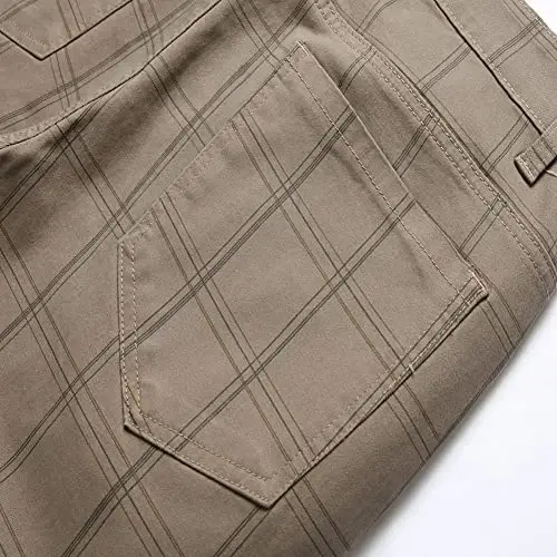 Keevoom Mens Stretch Skinny Flat-Front Fashion Style Comfy Solid Casual Slim Fit Business Dress Chinos Pants - 6