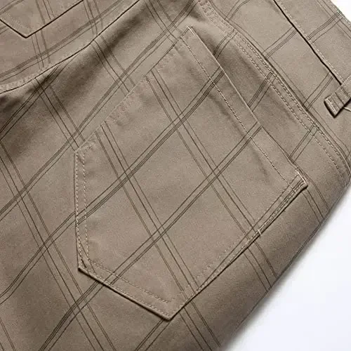 Keevoom Mens Stretch Skinny Flat-Front Fashion Style Comfy Solid Casual Slim Fit Business Dress Chinos Pants - 6