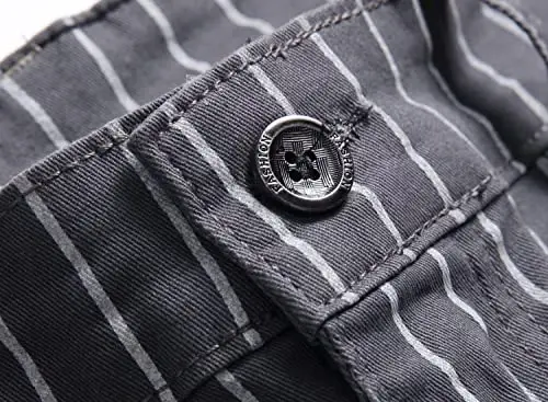 Keevoom Mens Stretch Skinny Flat-Front Fashion Style Comfy Solid Casual Slim Fit Business Dress Chinos Pants - 6