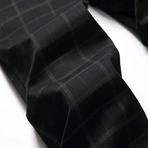 Keevoom Mens Stretch Skinny Flat-Front Fashion Style Comfy Solid Casual Slim Fit Business Dress Chinos Pants - 5