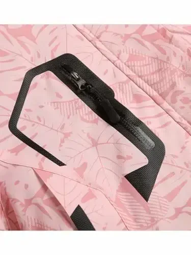 Keevoom Girl's Waterproof Ski Jacket Fleece Snow Coat Windproof Warm Winter Snowboarding Jacket with Removable Hood - 5