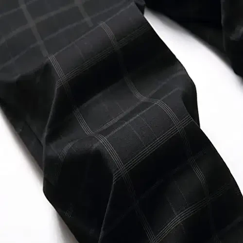 Keevoom Mens Stretch Skinny Flat-Front Fashion Style Comfy Solid Casual Slim Fit Business Dress Chinos Pants - 5