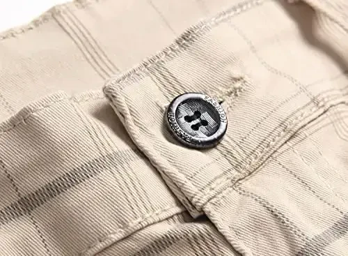 Keevoom Mens Stretch Skinny Flat-Front Fashion Style Comfy Solid Casual Slim Fit Business Dress Chinos Pants - 5