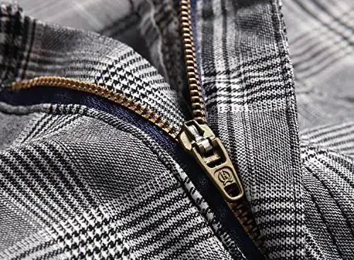 Keevoom Mens Stretch Skinny Flat-Front Fashion Style Comfy Solid Casual Slim Fit Business Dress Chinos Pants - 5