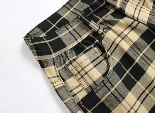 Keevoom Mens Stretch Skinny Flat-Front Fashion Style Comfy Solid Casual Slim Fit Business Dress Chinos Pants - 5