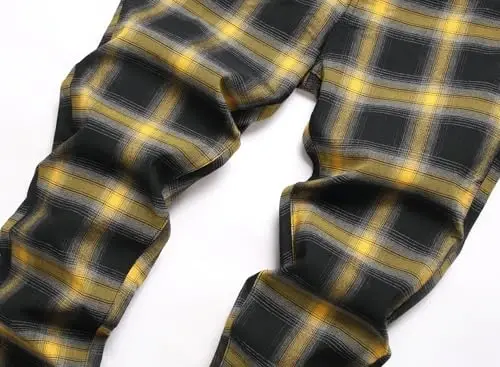 Keevoom Mens Stretch Skinny Flat-Front Fashion Style Comfy Solid Casual Slim Fit Business Dress Chinos Pants - 3