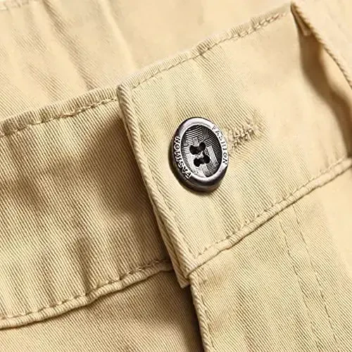 Keevoom Mens Stretch Skinny Flat-Front Fashion Style Comfy Solid Casual Slim Fit Business Dress Chinos Pants - 3