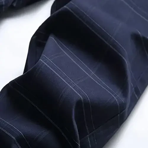 Keevoom Mens Stretch Skinny Flat-Front Fashion Style Comfy Solid Casual Slim Fit Business Dress Chinos Pants - 4