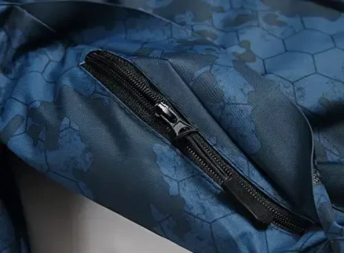 Keevoom o'g'il bolalar suv o'tkazmaydigan chang'i kurtkasi Qishki issiq qalin qor palto Shamoldan himoya Fleece bolalar tashqi kapüşonlu snowboard kurtkalari - 6