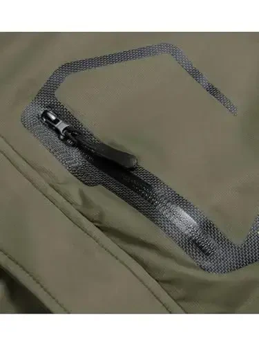 Keevoom o'g'il bolalar uchun suv o'tkazmaydigan chang'i kurtkasi Qishki issiq qalin qor palto Shamol o'tkazmaydigan jun bolalar uchun tashqi kapüşonlu snowboard kurtkalar - 6