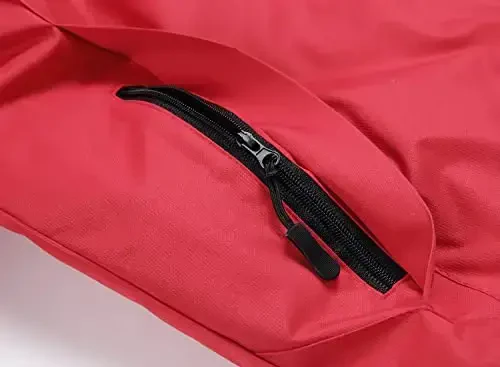 Keevoom o'g'il bolalar uchun suv o'tkazmaydigan chang'i kurtkasi Qishki issiq qalin qor palto Shamoldan himoya Fleece bolalar tashqi kapüşonlu snowboard kurtkalari - 6