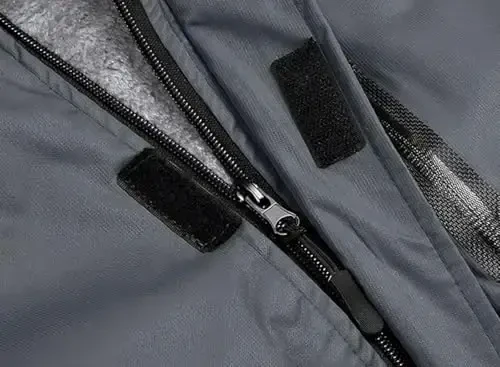 Keevoom o'g'il bolalar uchun suv o'tkazmaydigan chang'i kurtkasi Qishki issiq qalin qor palto Shamoldan himoya qiluvchi jun bolalar uchun ochiq havoda kapüşonli snowboard kurtkalari - 5