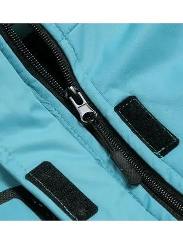 Keevoom qizlar uchun suv o'tkazmaydigan chang'i kurtkasi Fleece qor palto Shamolga chidamli issiq qishki snoubord kurtkasi olinadigan qalpoqli - 6