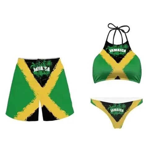 KEIAHUAN Couples Matching Swimsuit Summer Swimwear Women 2 Piece Bikini Set Men Trunk - KEIAHUAN