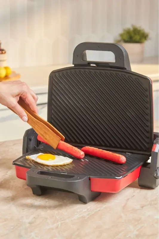 Kelajak Essential Toaster Mat Qizil 1800 Vt - 7