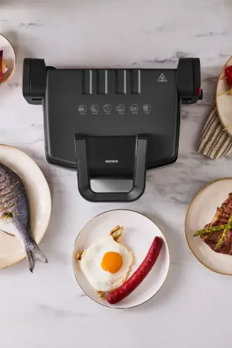 Kelajakdagi Toaster Mashinasi Yorqin Qora - KARACA (1)