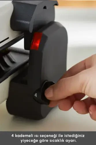 Kelajakning Asosiy Toasteri Mat Krem 1800 W - 7