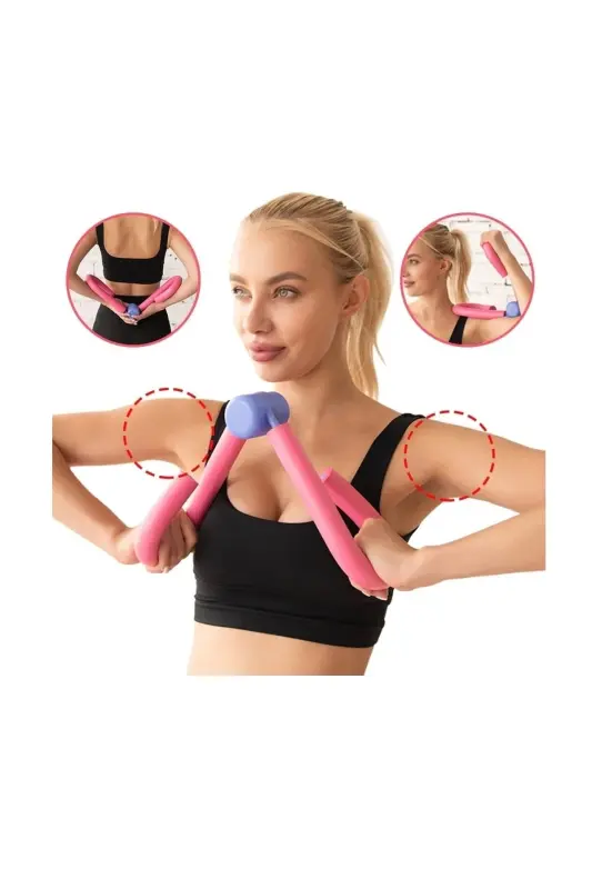 Kelebek Kol Ve Bacak Çalıştırıcı Yenilenmiş Basen Sıkılaştırıcı Egzersiz Aleti - Pembe - 1